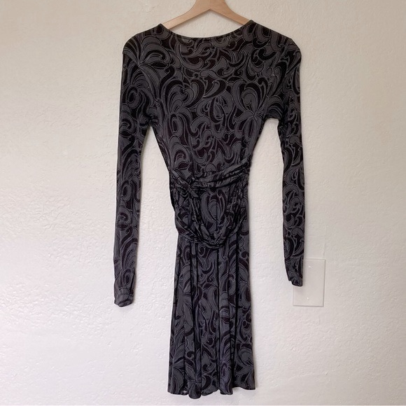 Banana Republic Floral Long Sleeve Wrap Dress, Size XS - Picture 3 of 4